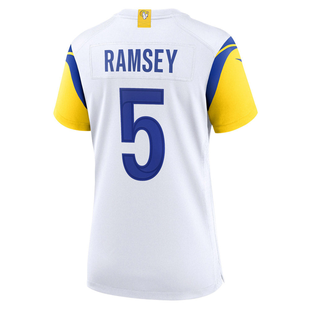 Women's Los Angeles Rams Jalen Ramsey Game Jersey- White